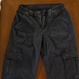 American Eagle Outfitters Women's Straight Leg Jeans - Dark Blue